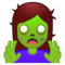 Zombie emoji on Google